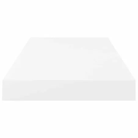 Étagère murale flottante 4 pcs Blanc brillant 50x23x3,8 cm MDF