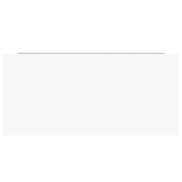 Étagère murale flottante 4 pcs Blanc brillant 50x23x3,8 cm MDF