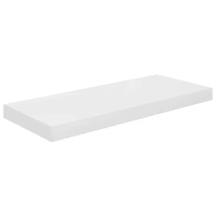 Étagère murale flottante Blanc brillant 60x23,5x3,8 cm MDF 2