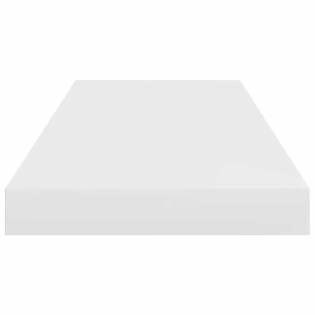Étagère murale flottante Blanc brillant 60x23,5x3,8 cm MDF