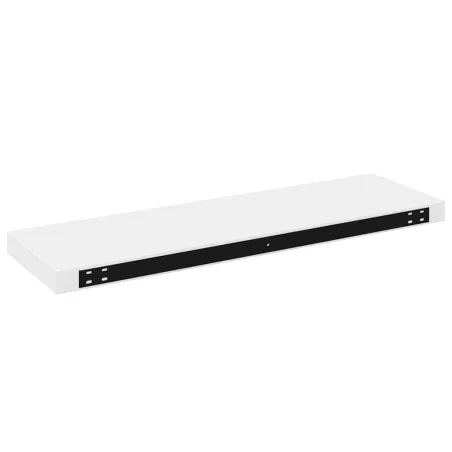 Étagère murale flottante Blanc brillant 80x23,5x3,8 cm MDF