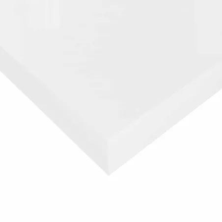 Étagère murale flottante Blanc brillant 80x23,5x3,8 cm MDF