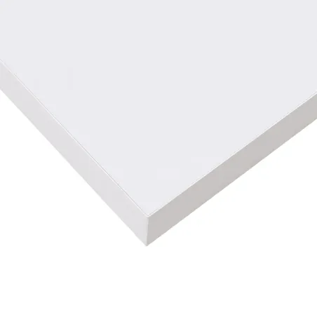 Étagère murale flottante 2 pcs Blanc brillant 80x23,5x3,8cm MDF