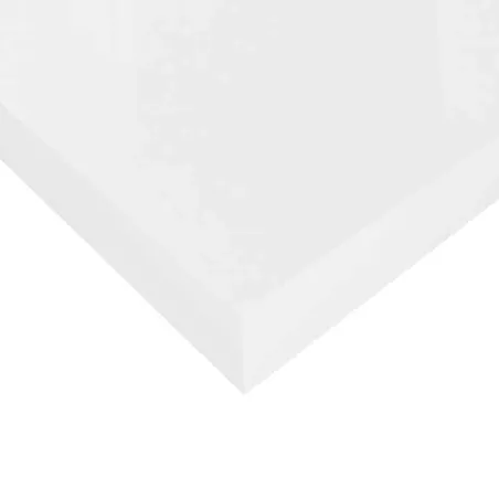 Étagère murale flottante Blanc brillant 120x23,5x3,8 cm MDF