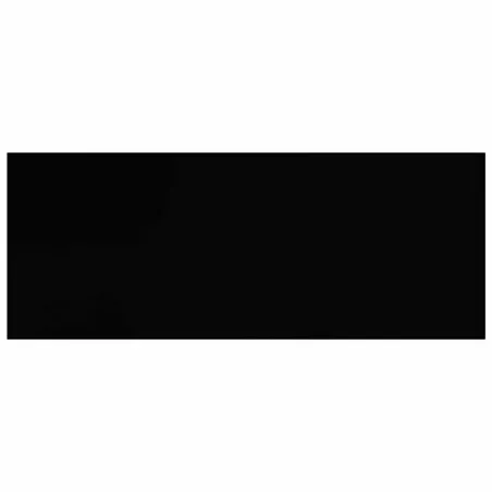 Étagère murale flottante 4 pcs Noir brillant 60x23,5x3,8 cm MDF