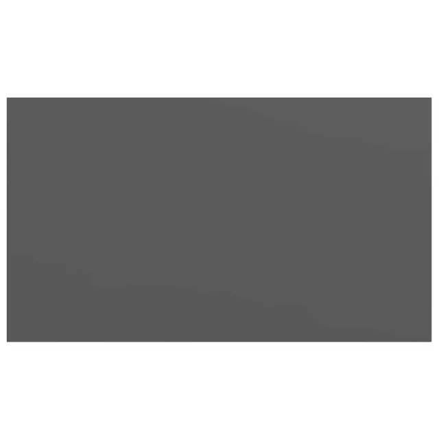 Étagère murale flottante 4 pcs Gris brillant 40x23x3,8 cm MDF