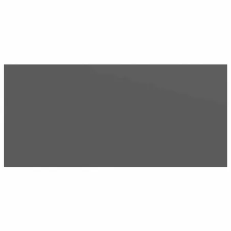 Étagère murale flottante 4 pcs Gris brillant 50x23x3,8 cm MDF