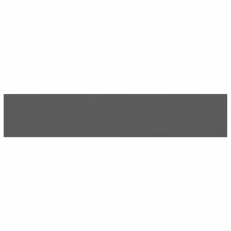 Étagères murales flottantes 4 pcs gris brillant 120x23,5x3,8 cm