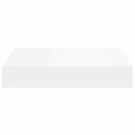 Étagère flottante murale blanc 23x23,5x3,8 cm MDF