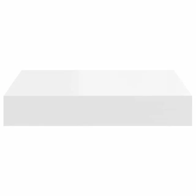 Étagères murales flottantes 4 pcs blanc 23x23,5x3,8 cm MDF