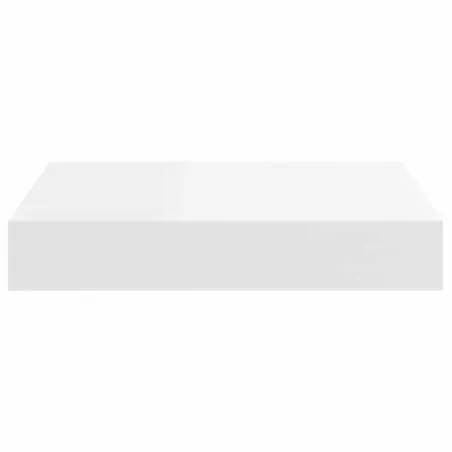 Étagères murales flottantes 4 pcs blanc 23x23,5x3,8 cm MDF