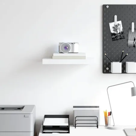 Étagère murale flottante blanc 40x23x3,8 cm MDF