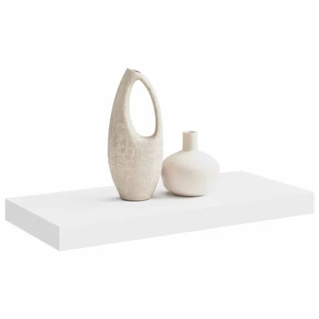 Étagère murale flottante blanc 50x23x3,8 cm MDF