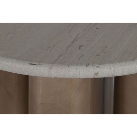 Beistelltisch Home ESPRIT Holz Marmor 40 x 40 x 51 cm 2