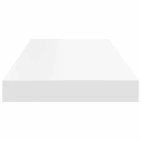Étagère murale flottante blanc 60x23,5x3,8 cm MDF