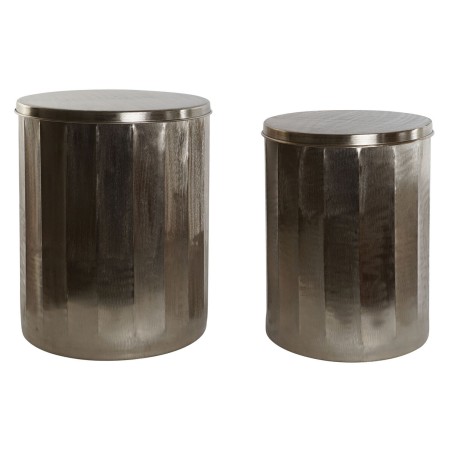 Satz mit 2 Tischen Home ESPRIT Gold Metall 42 x 42 x 52 cm