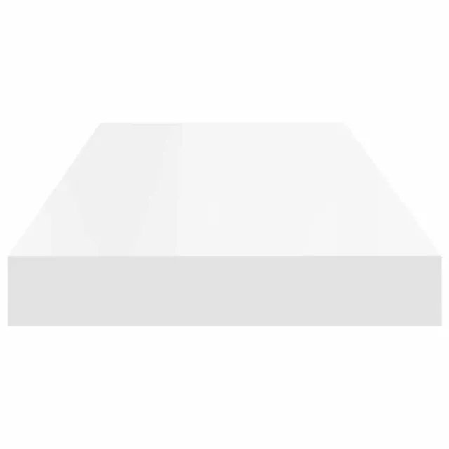 Étagères murales flottantes 4 pcs blanc 60x23,5x3,8 cm MDF