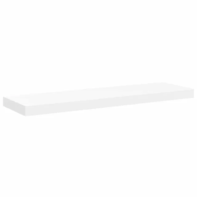 Étagère flottante murale blanc 80x23,5x3,8 cm MDF