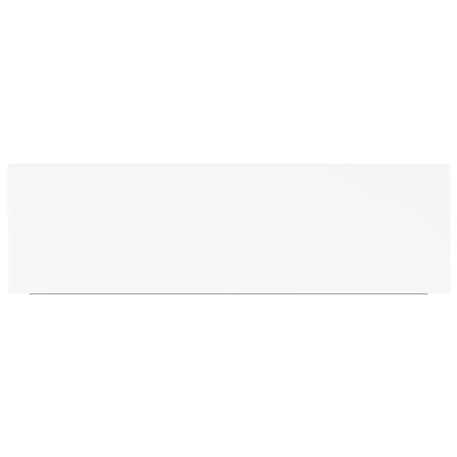 Étagères murales flottantes 2 pcs blanc 80x23,5x3,8 cm MDF