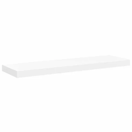 Étagères murales flottantes 4 pcs blanc 80x23,5x3,8 cm MDF