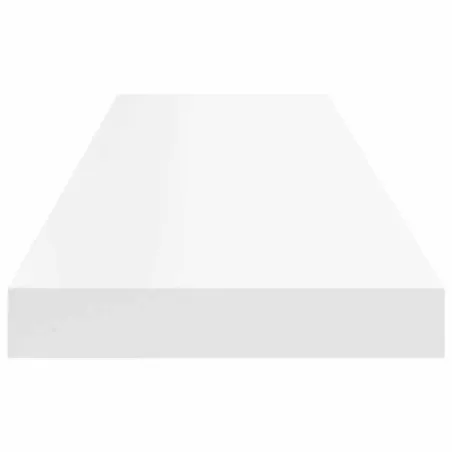 Étagère murale flottante blanc 90x23,5x3,8 cm MDF