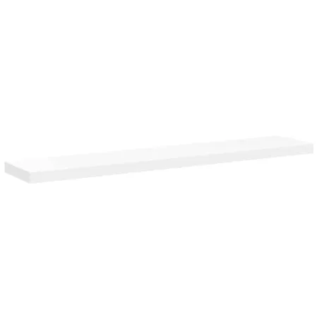 Étagères murales flottantes 4 pcs blanc 120x23,5x3,8 cm MDF