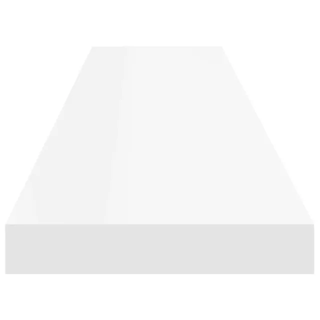 Étagères murales flottantes 4 pcs blanc 120x23,5x3,8 cm MDF