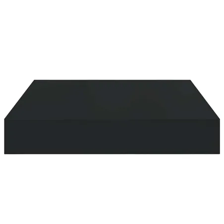 Étagère flottante murale noir 23x23,5x3,8 cm MDF