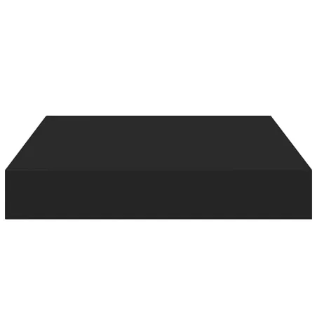 Étagère flottante murale noir 23x23,5x3,8 cm MDF