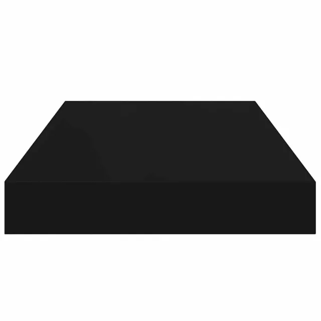 Étagère murale flottante noir 40x23x3,8 cm MDF