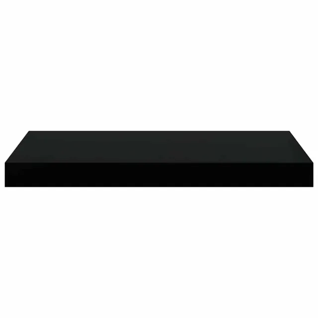 Étagère murale flottante noir 50x23x3,8 cm MDF