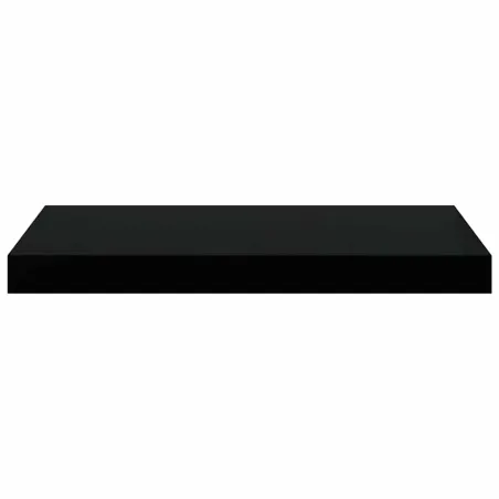 Étagère murale flottante noir 50x23x3,8 cm MDF
