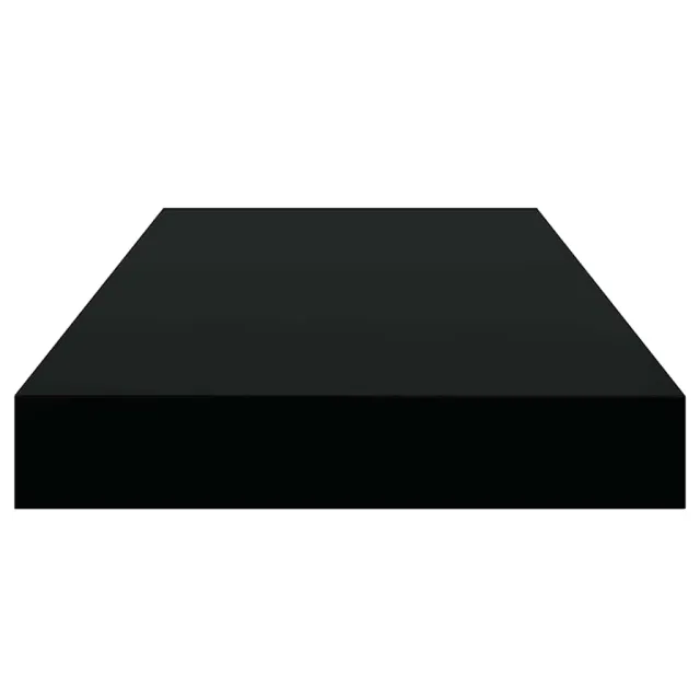 Étagère murale flottante noir 50x23x3,8 cm MDF