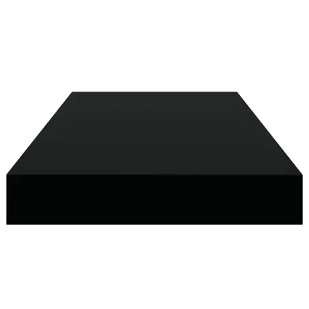 Étagère murale flottante noir 50x23x3,8 cm MDF