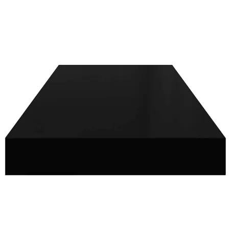 Étagère murale flottante Noir 60x23,5x3,8 cm MDF