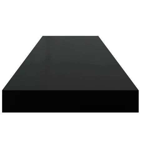 Étagère murale flottante noir 90x23,5x3,8 cm MDF