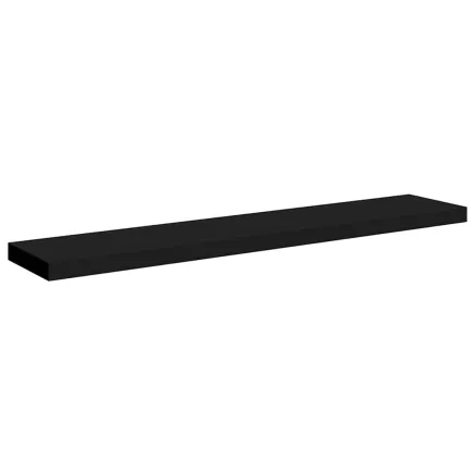 Étagère murale flottante noir 120x23,5x3,8 cm MDF 2