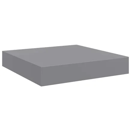 Étagère flottante murale gris 23x23,5x3,8 cm MDF 2