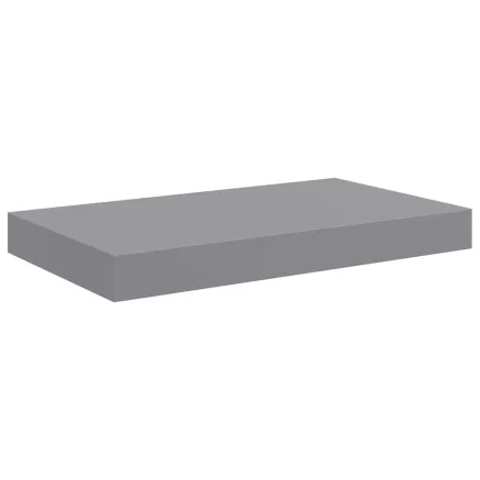 Étagère murale flottante gris 40x23x3,8 cm MDF 2