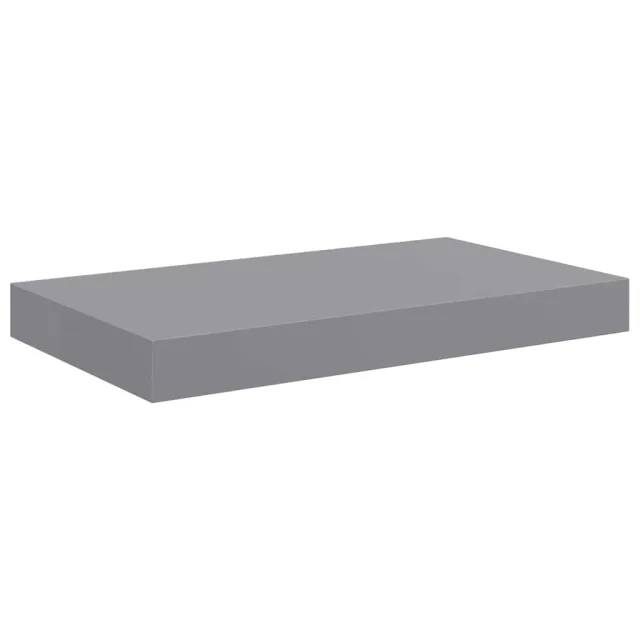 Étagère murale flottante gris 40x23x3,8 cm MDF