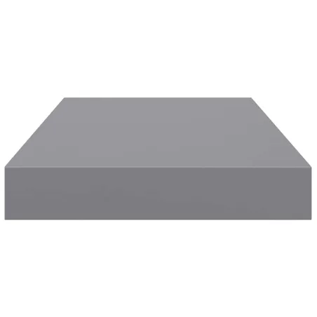 Étagère murale flottante gris 40x23x3,8 cm MDF