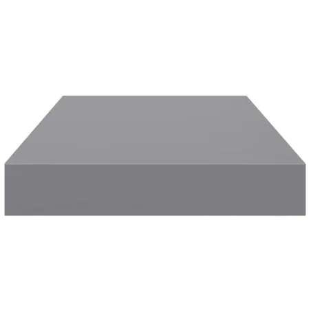 Étagères murales flottantes 2 pcs Gris 40x23x3,8 cm MDF