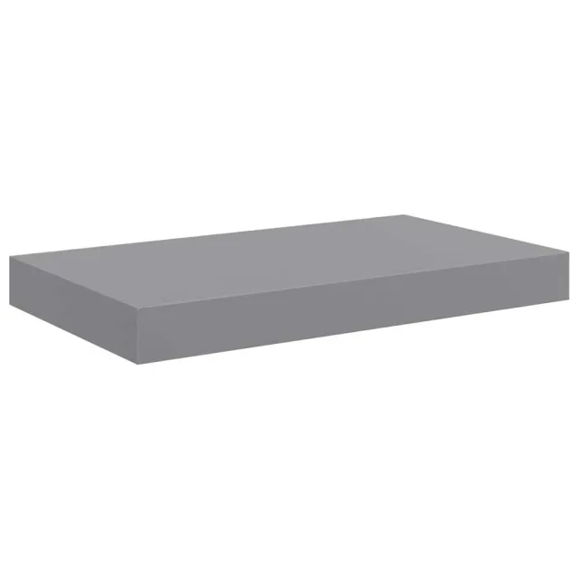 Étagères murales flottantes 4 pcs Gris 40x23x3,8 cm MDF
