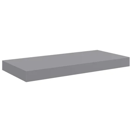 Étagères murales flottantes 2 pcs gris 50x23x3,8 cm MDF