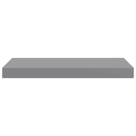 Étagères murales flottantes 2 pcs gris 50x23x3,8 cm MDF
