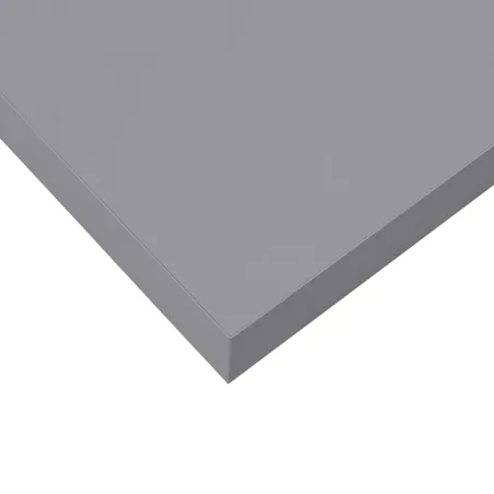 Étagère murale flottante gris 60x23,5x3,8 cm MDF