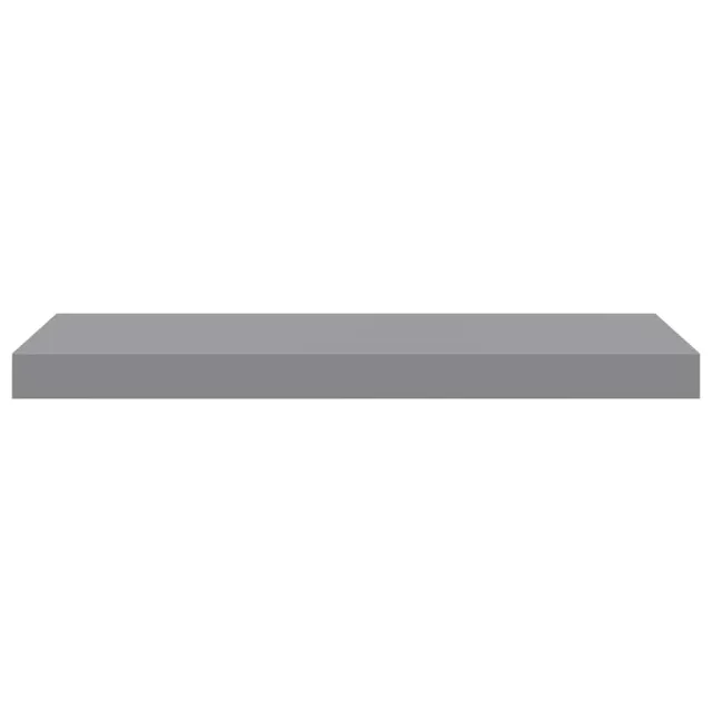 Étagères murales flottantes 2 pcs Gris 60x23,5x3,8 cm MDF