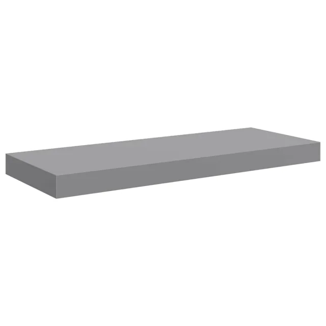 Étagères murales flottantes 4 pcs Gris 60x23,5x3,8 cm MDF