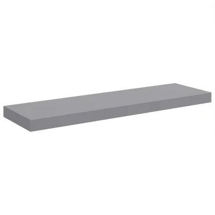 Étagère flottante murale gris 80x23,5x3,8 cm MDF 2