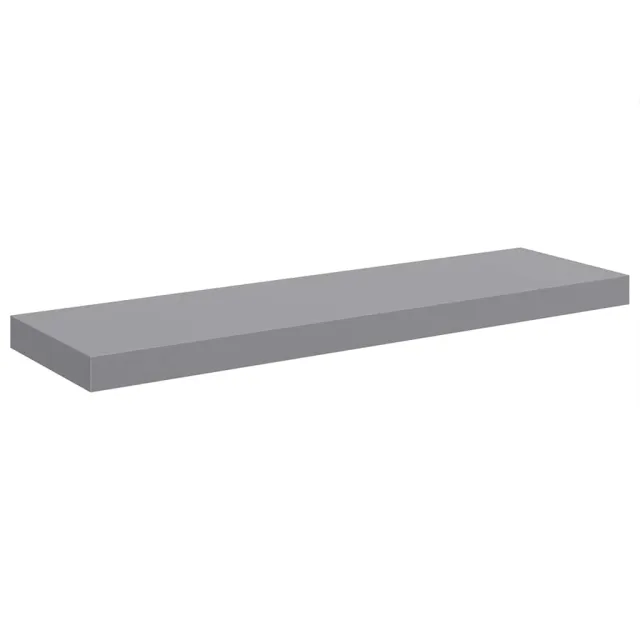Étagère flottante murale gris 80x23,5x3,8 cm MDF